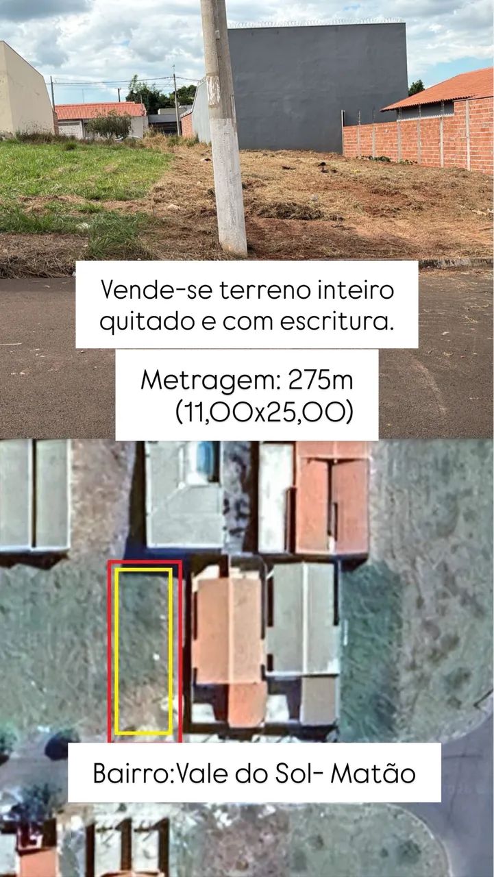 Terreno inteiro quitado e com escritura  - Foto 2