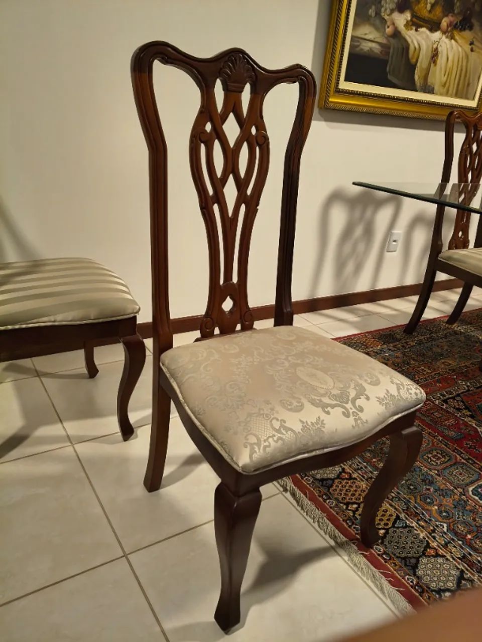 Mesa jantar com 8 cadeiras  - Foto 4