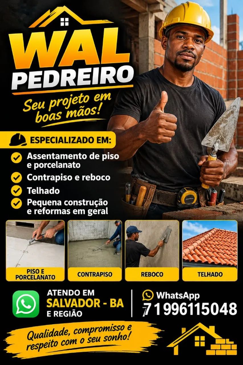 pedreiro/construção e Reformas 