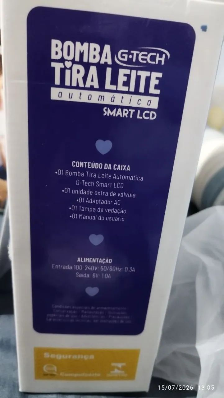 Bomba tira leite automático smart G-Tech - Foto 5