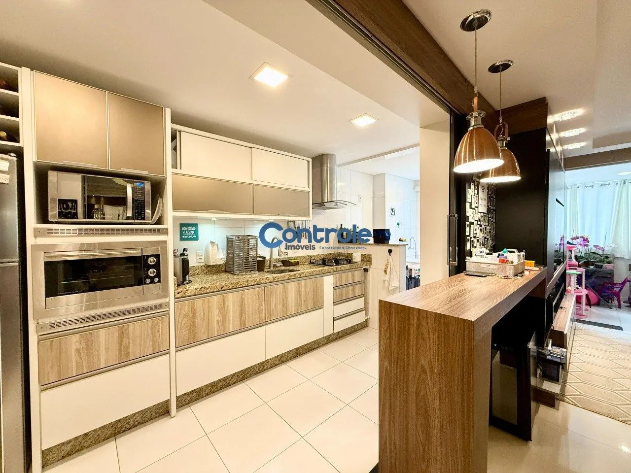 Apartamento no centro de Palhoça com 03 dormitórios , Porteira Fechada - Foto 4