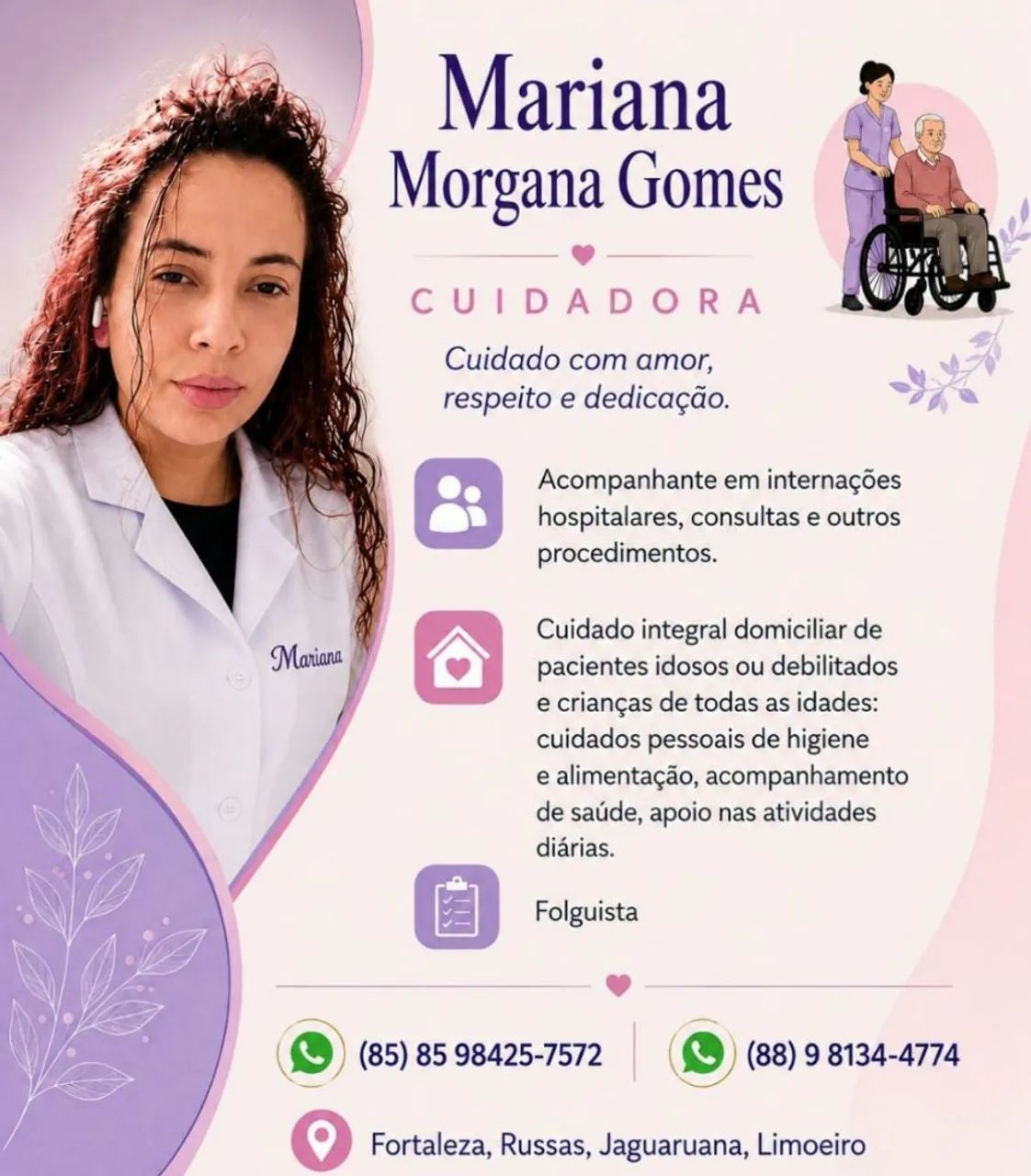 ACOMPANHANTE HOSPITALAR!
