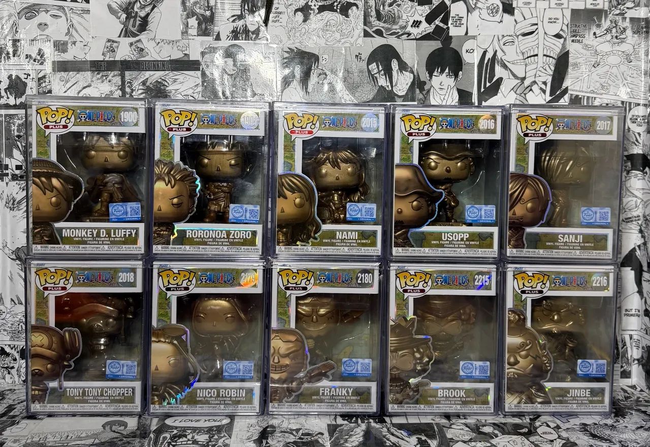 Set Funko Pop! One Piece - Estátuas de bronze