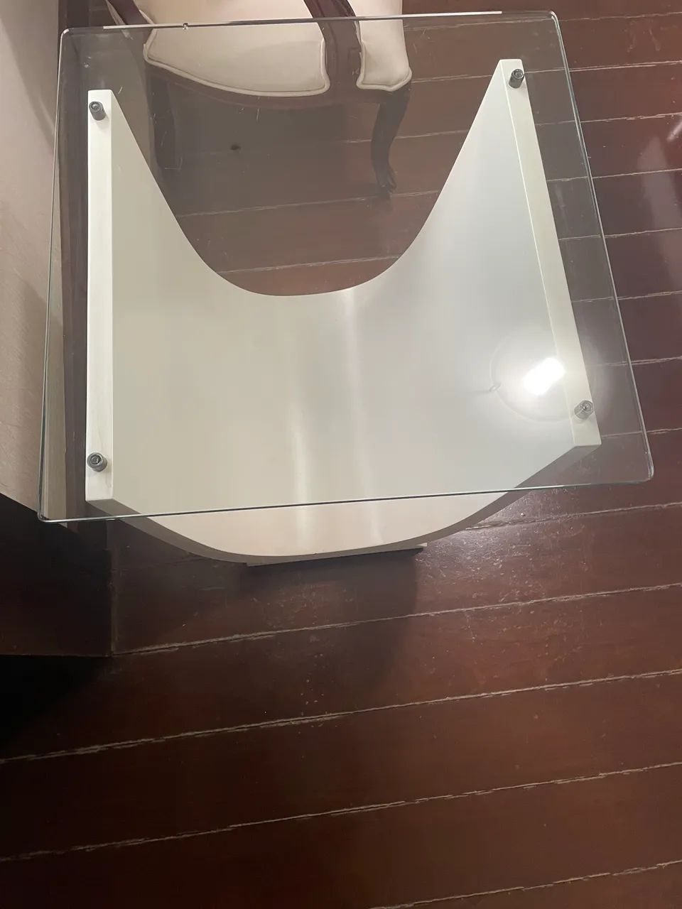 Mesa de canto e Mesa de centro em laca branca  - Foto 4