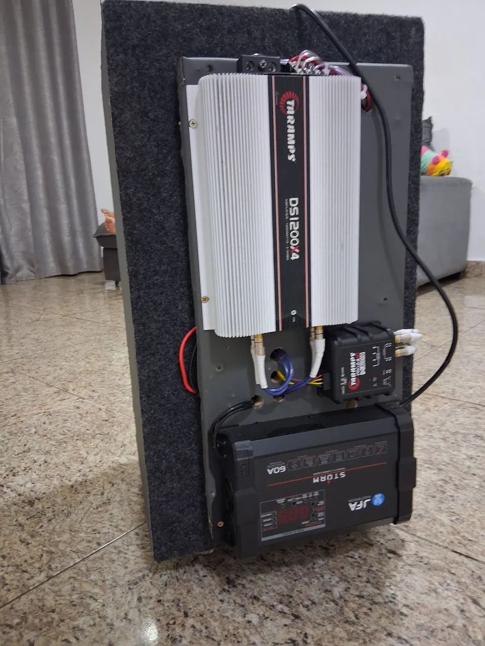 Caixa trio troco por JBL 320/520 - Foto 2