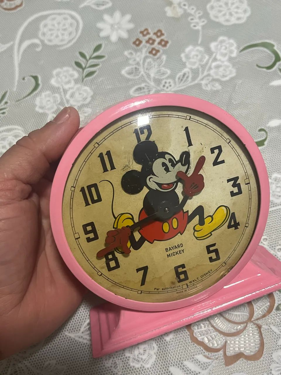 Relógio despertar Mickey Mouse Vintage  - Foto 3