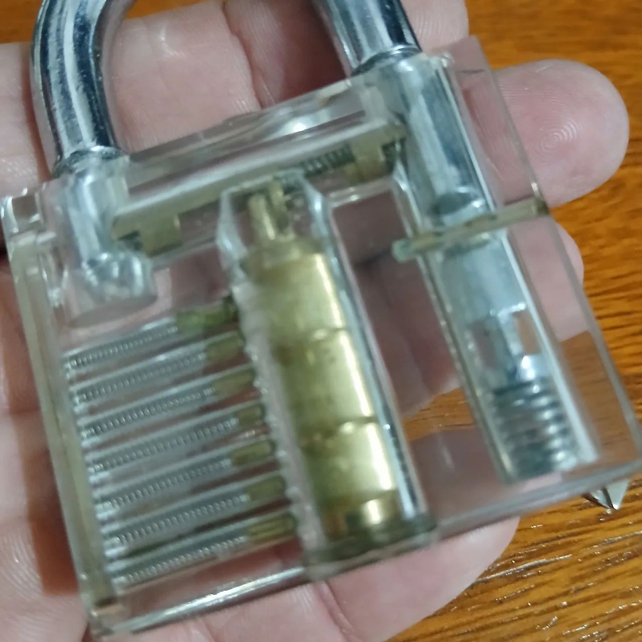 Cadeado Transparente para Aprendizado - Foto 3