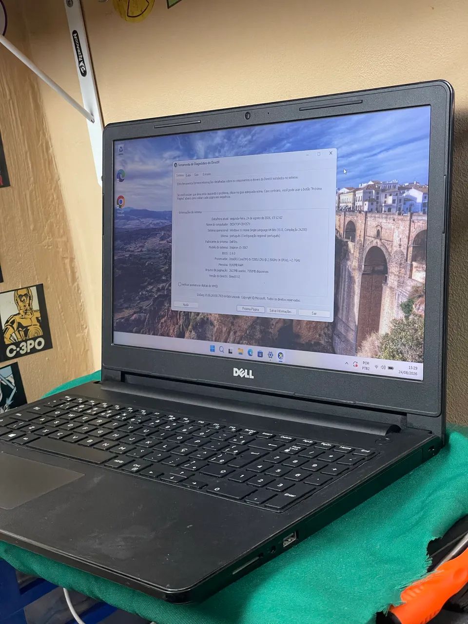 Notebook Dell Inspiron 15 - Intel Core i5 7ª Ger / 8GB RAM DDR4 / Win 11 + Office / Envio - Foto 3