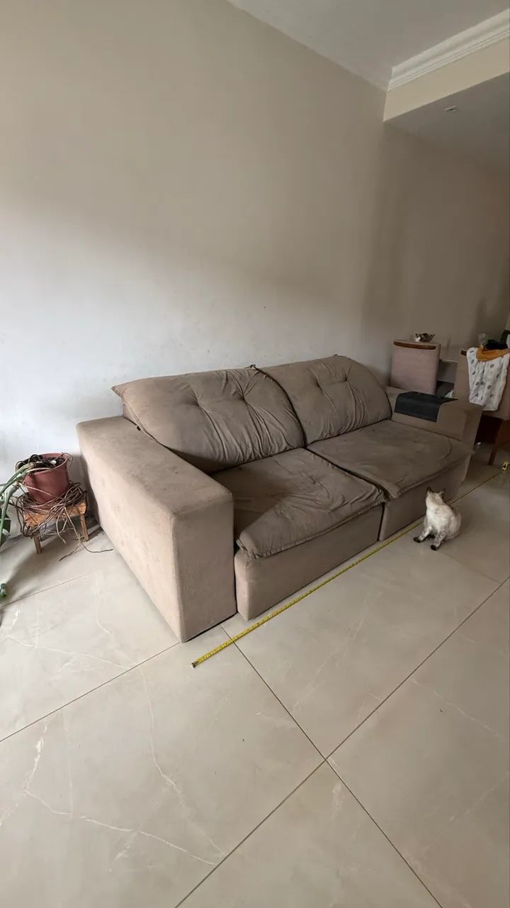 Sofá retratil 3 lugares - Foto 3