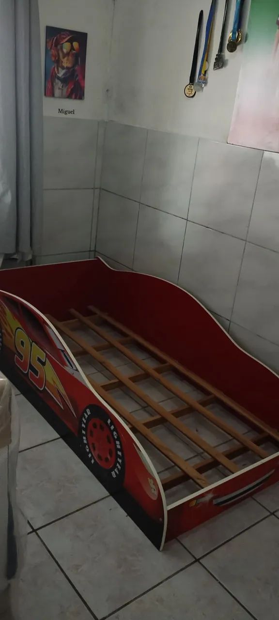 Cama de solteiro carros