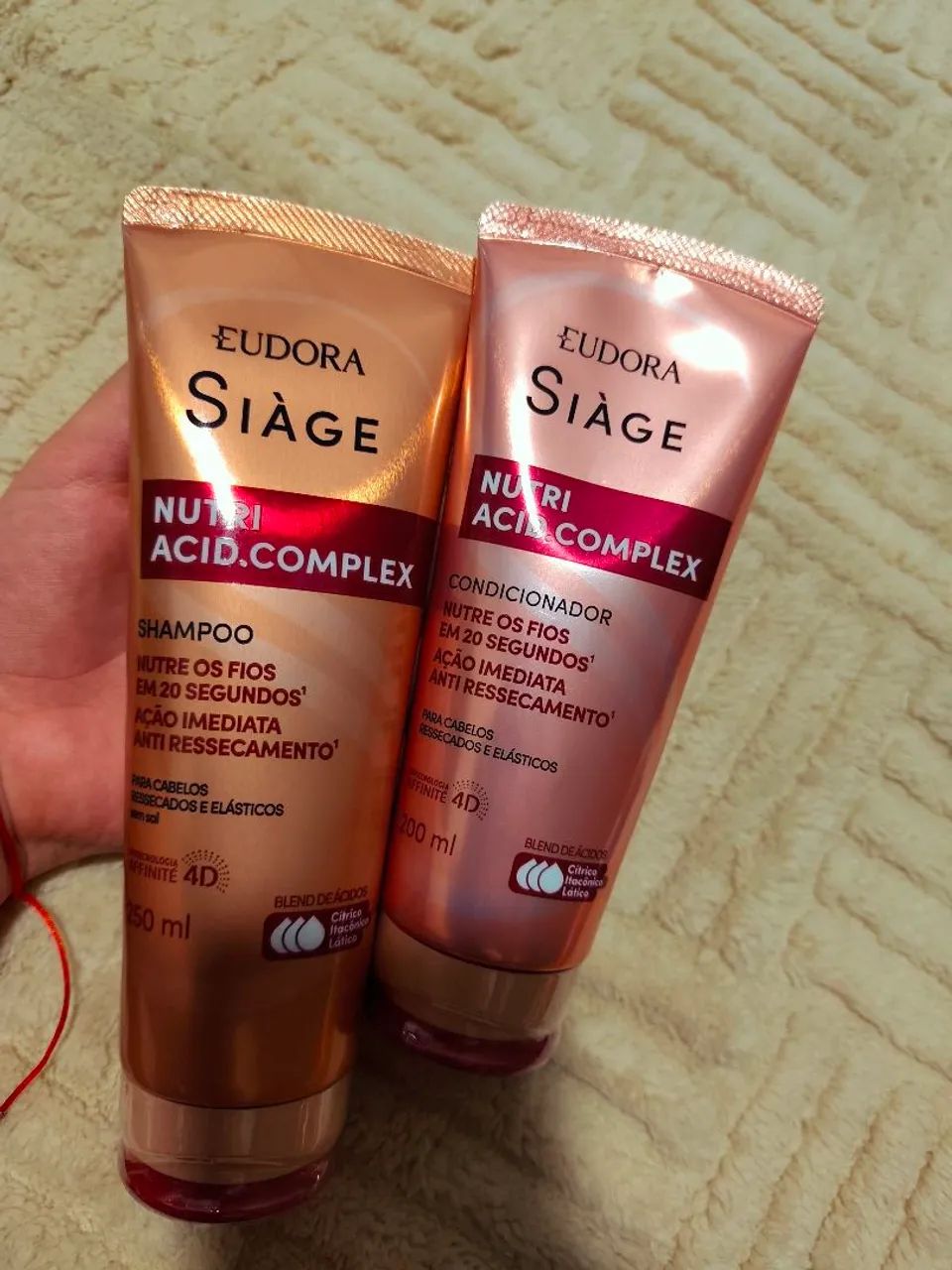 Combo Eudora Siàge Nutri Acid Complex - Kit Completo 4 Itens (Pronta Entrega) - Foto 2
