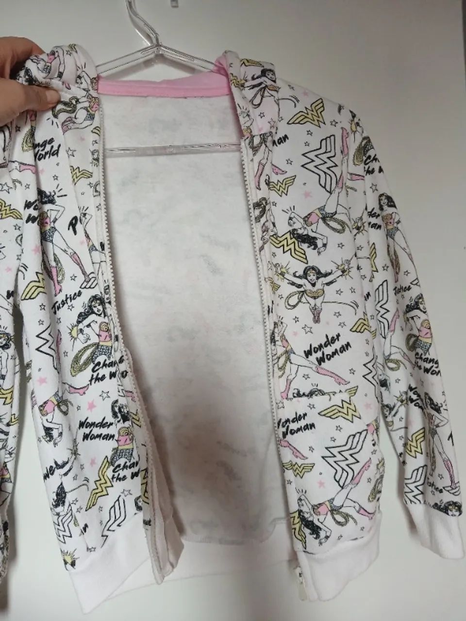 Conjunto Moletom infantil ( Mulher  Maravilha) - Foto 2