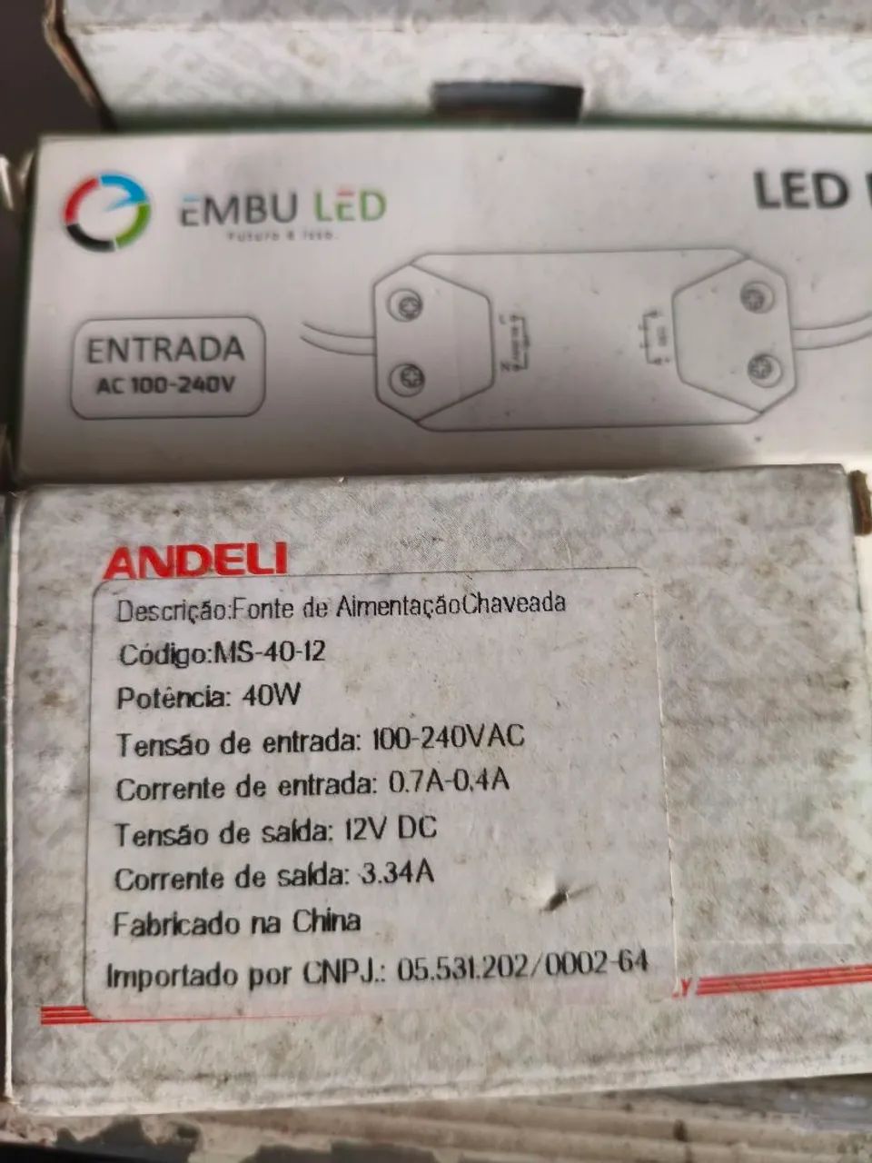 Fonte e driver pra lâmpada e fita de led - Foto 4
