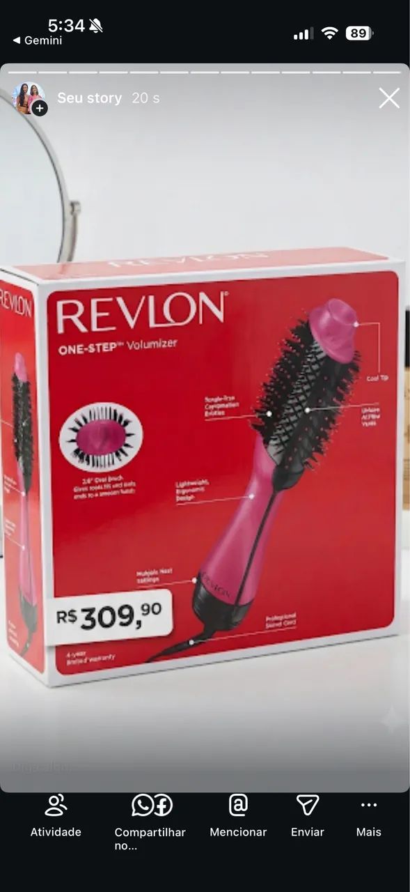 Escova secadora Revlon