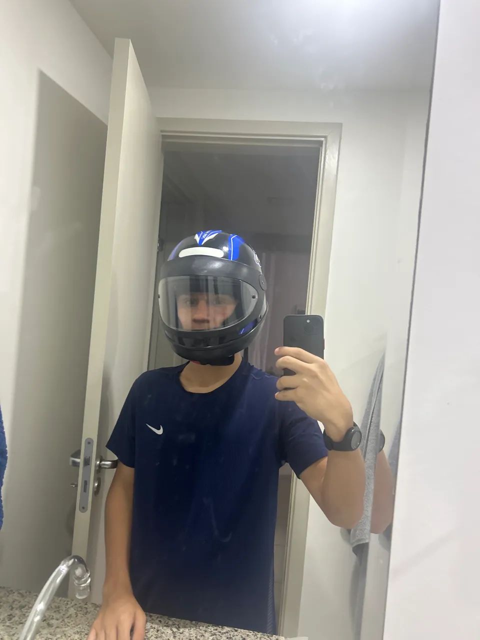 Capacete de moto HSA usado um vez - Foto 4