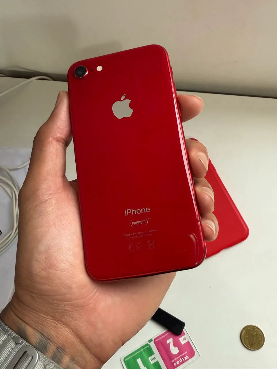 iphone8 赤　レッド　64GB iPhone 8 RED 64gb - Celulares e Smartphones - Asa Sul, Brasília