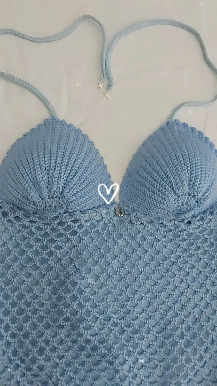 Vestido Sereia em Crochê ? - Foto 3