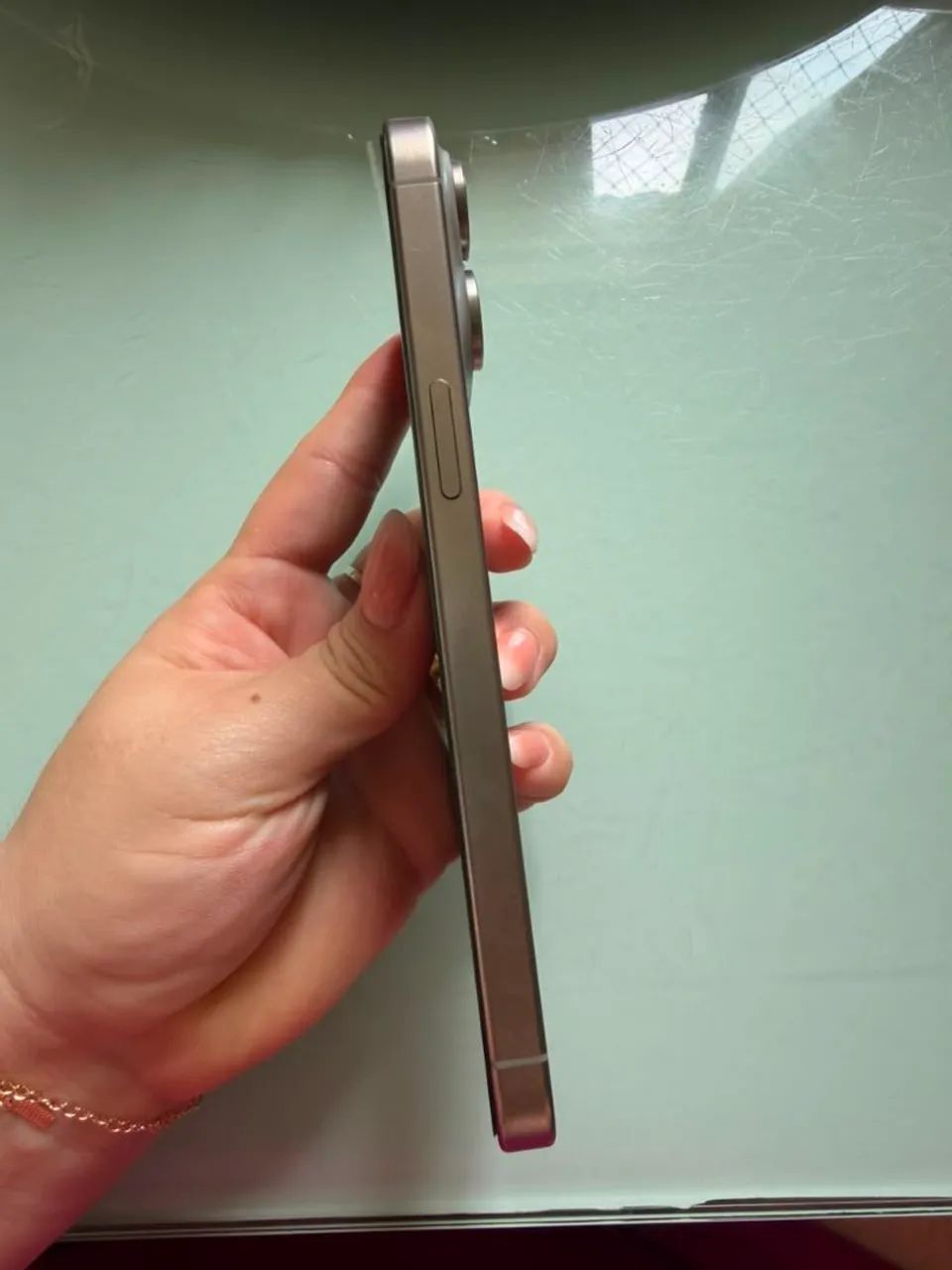 Iphone 15 Pro Max 256GB Titanium estado Impecável  - Foto 5