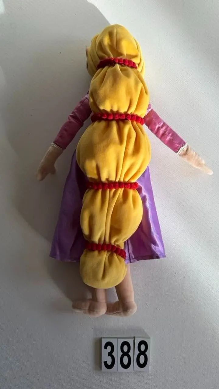  BONECA PANO RAPUNZEL ORIGINAL DISNEY STORE 46 CM - Foto 3