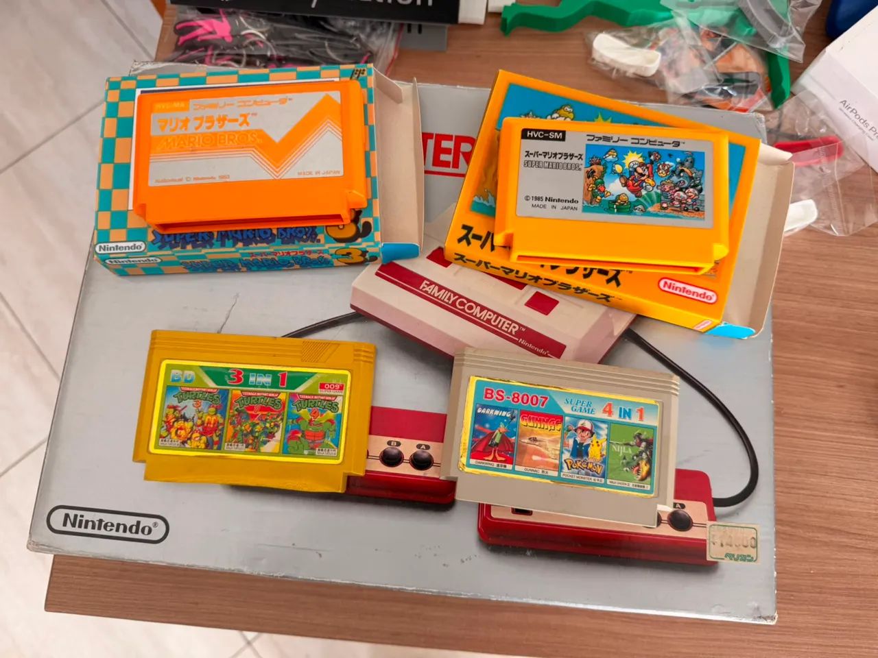 Nintendo Famicom com 9 jogos - Foto 2