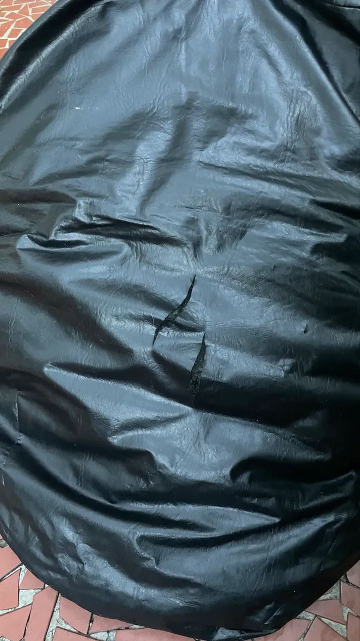 Puff fofão preto  - Foto 4