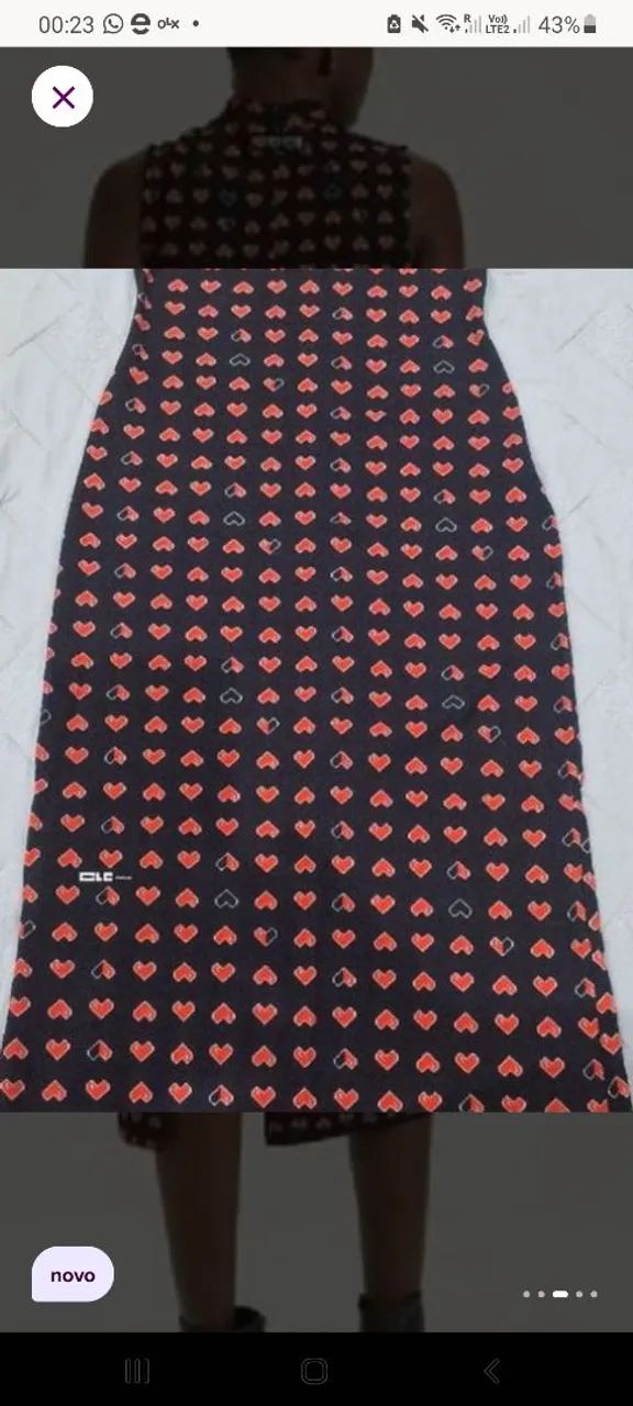 Vestido Colcci tubinho tamanho G algodão  - Foto 4