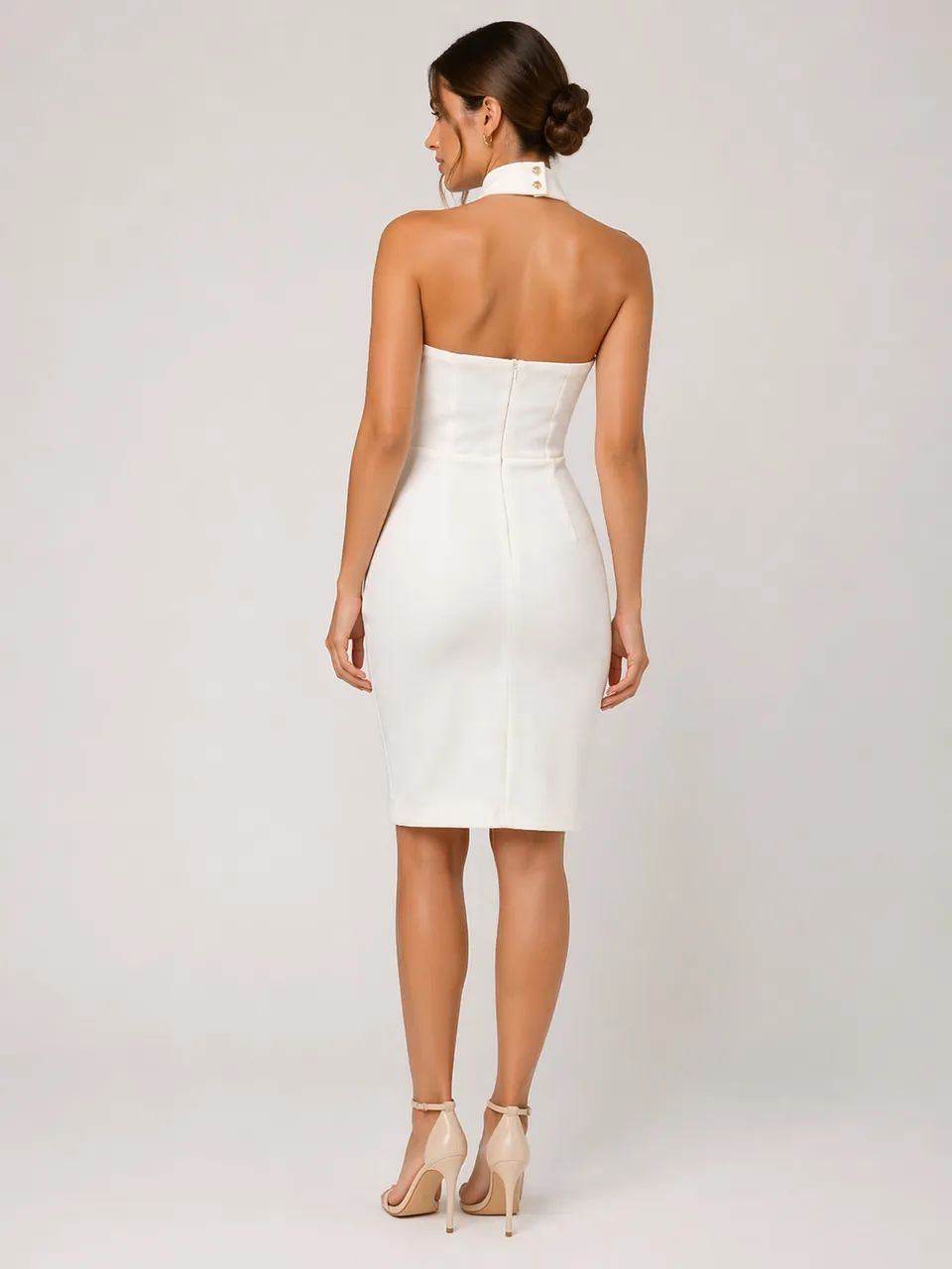 Vestido midi off white - Foto 2