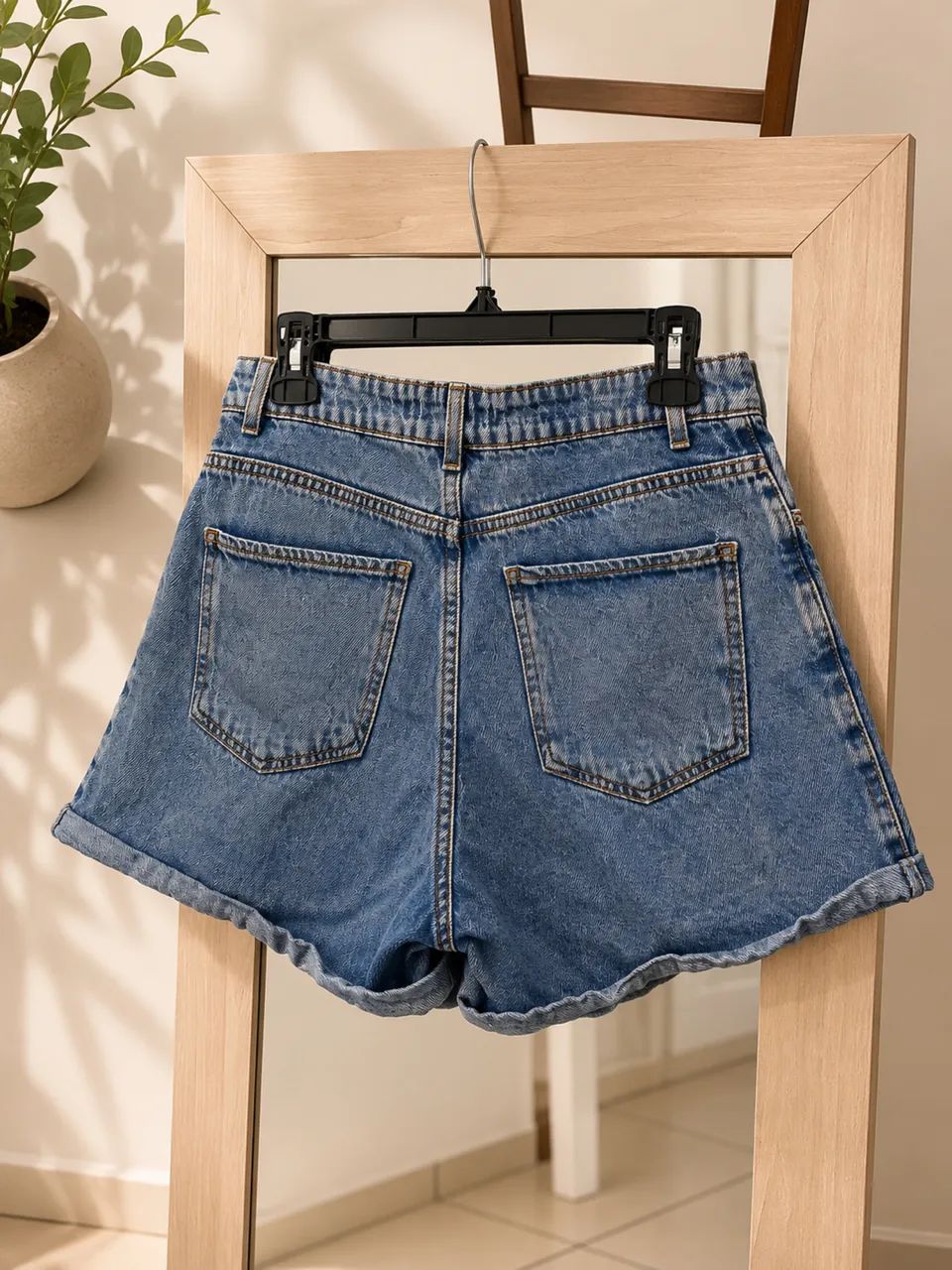 Short jean tamanho 38 - Foto 2