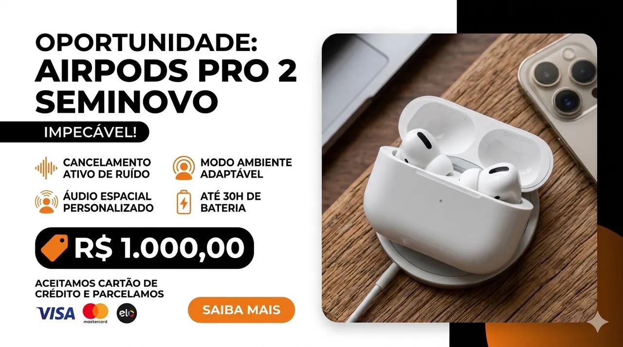 AirPods Pro 2 - Fones de Ouvido - Copacabana, Rio de Janeiro