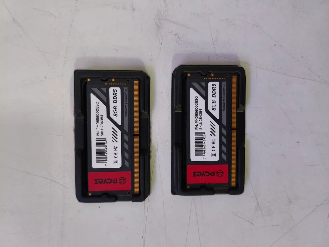 Memória RAM DDR5 8 GB notebook (Valor por peça)