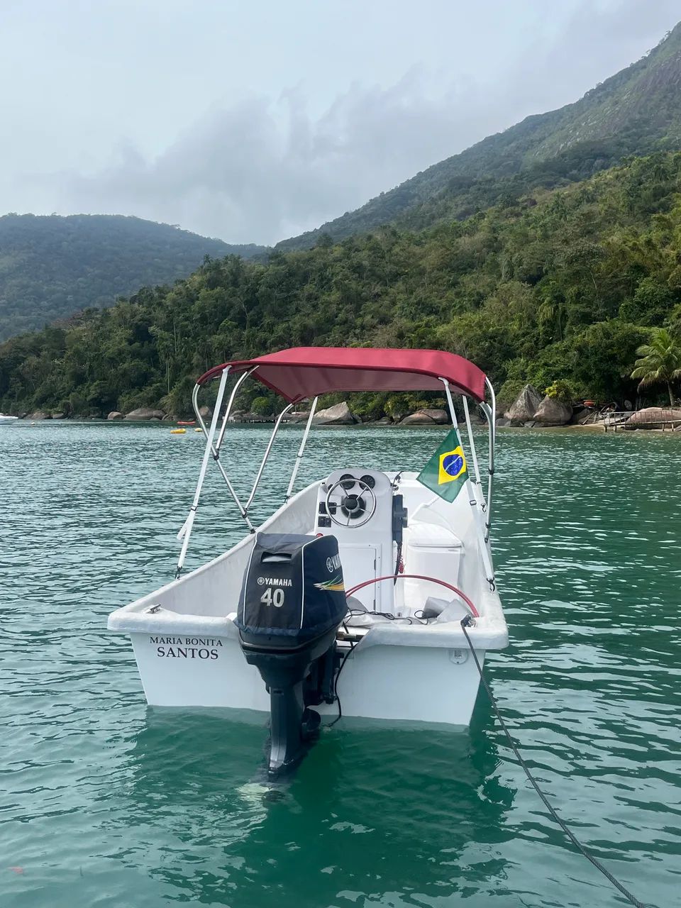 Panga 16 novissima com motor Yamaha 40 2 tempos - Foto 2