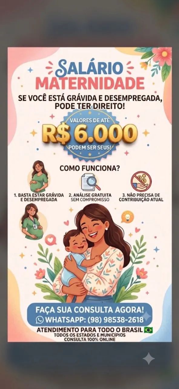 Auxílio maternidade 