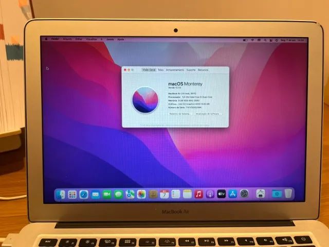 MacBook Air 13? 2017 i5 8GB SSD 128GB - Bateria 370 ciclos