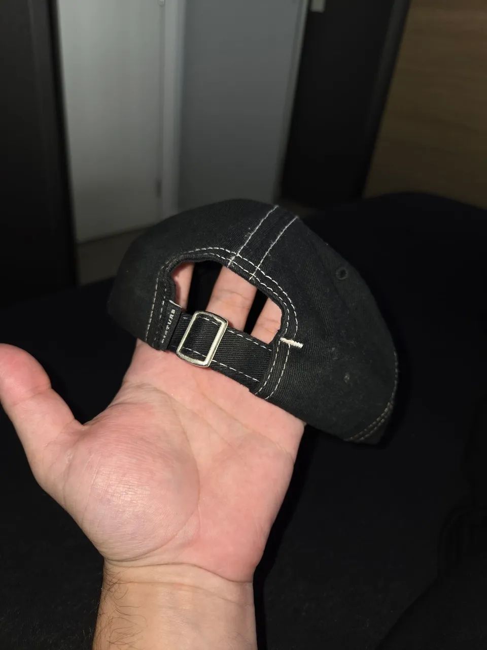 Boné Disturb Fine Line 6-Panel in Black - Foto 2