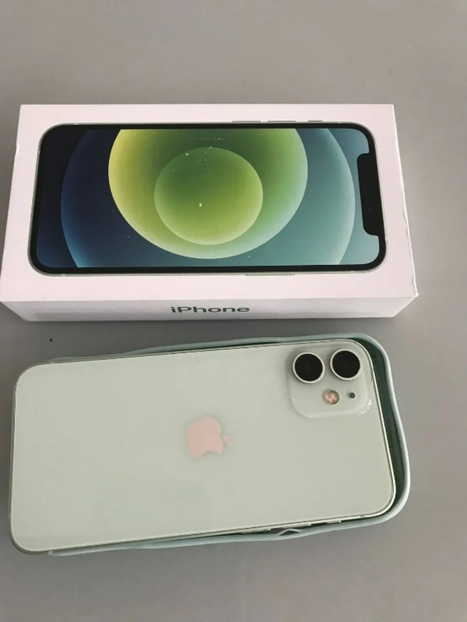 Iphone 12 mini cor Verde 64 gigas Excelente estado com caixa