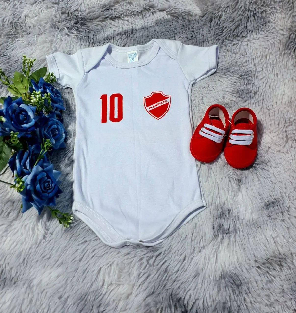 Bodys time de futebol mais sapatinhos - Foto 4