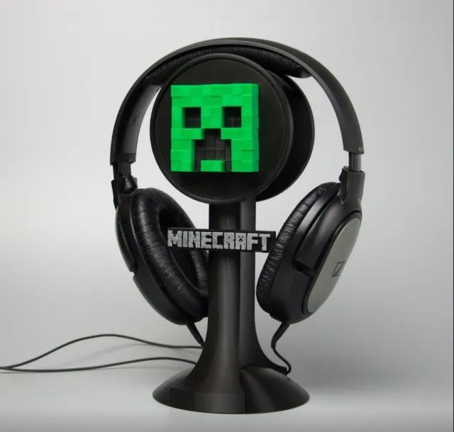 Suporte de Headset Minecraft - Creeper Edition - Foto 5
