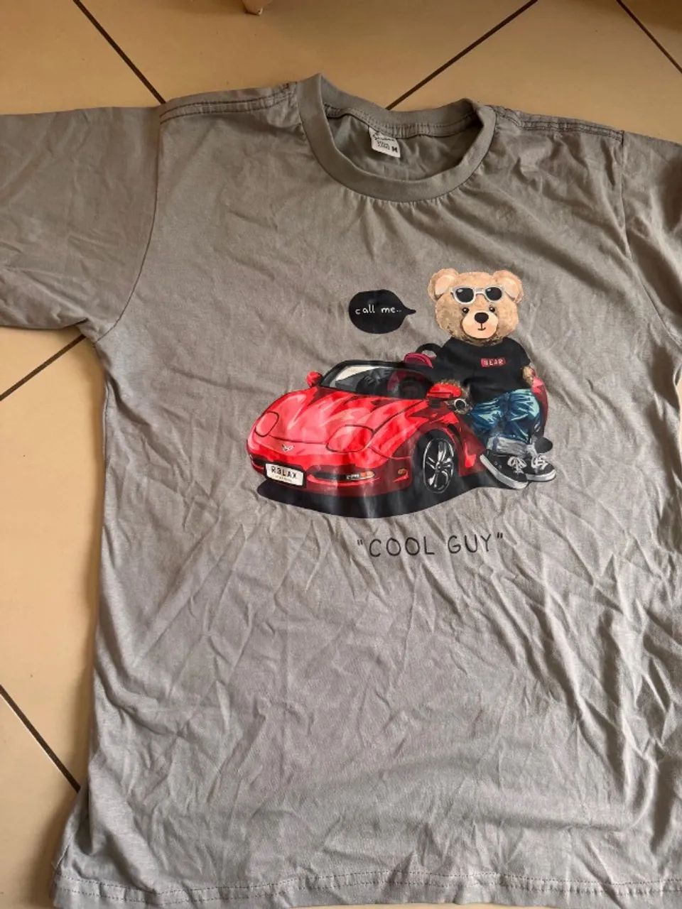 camiseta cinza unissex - Foto 2
