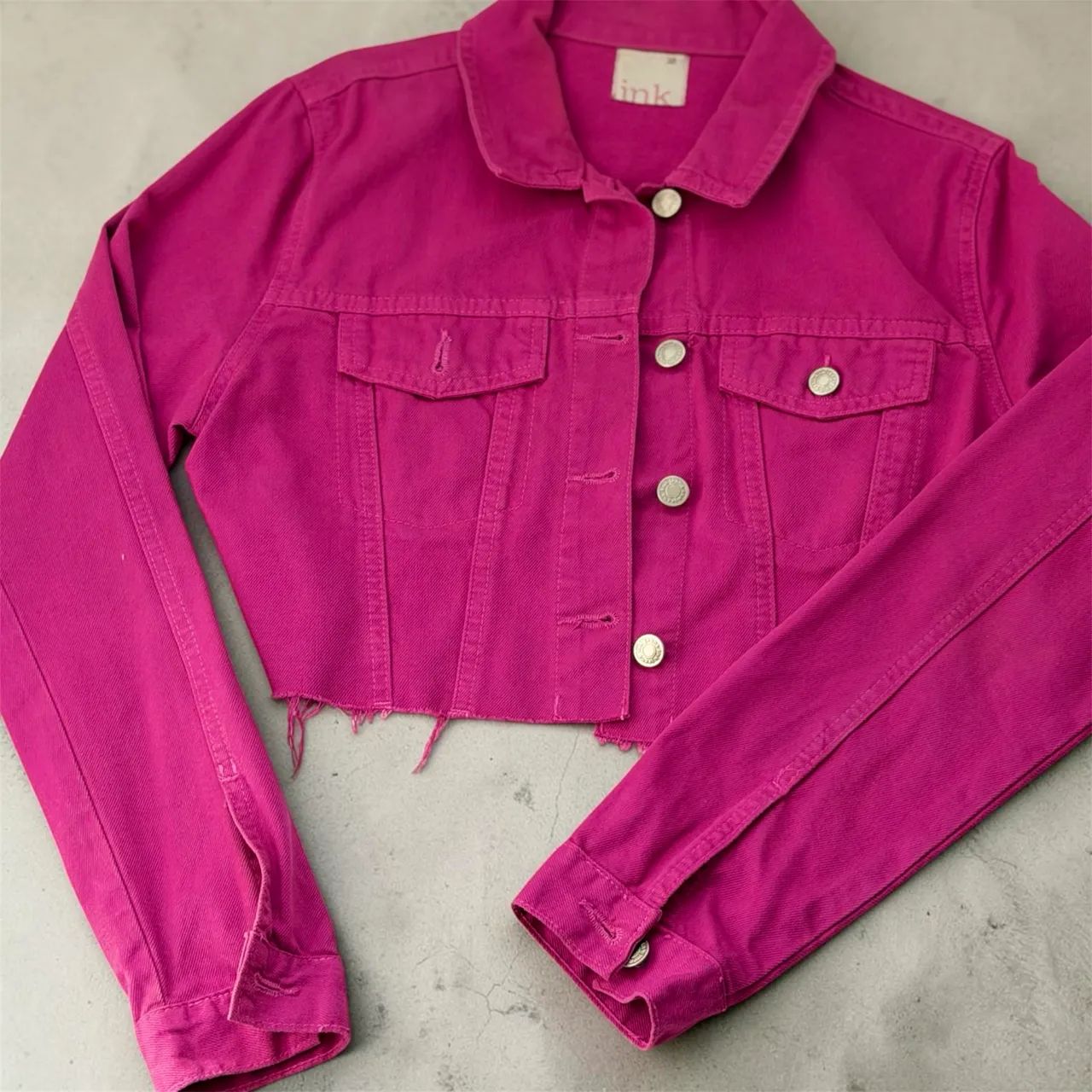 Jaqueta jeans rosa  - Foto 4