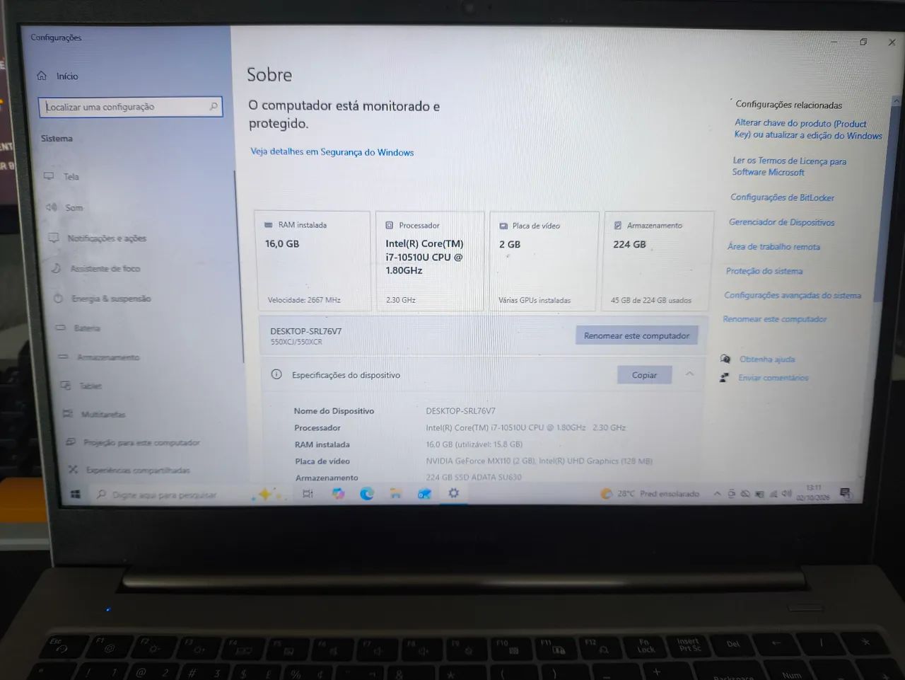 Notebook Samsung  - Foto 4
