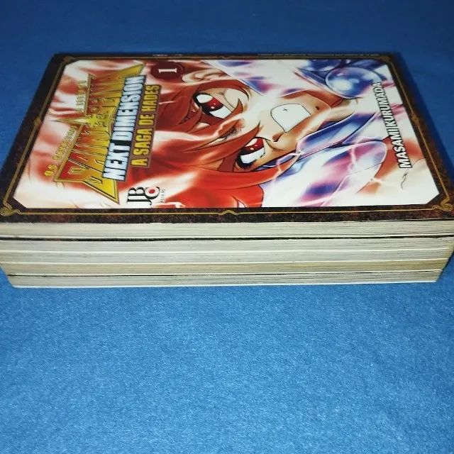 Cavaleiros do Zodíaco Next Dimension volumes 1 ao 5 - Mangá