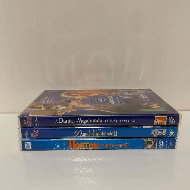 Lote com 3 DVDs Usados Infantis - Horton e mais - Foto 4