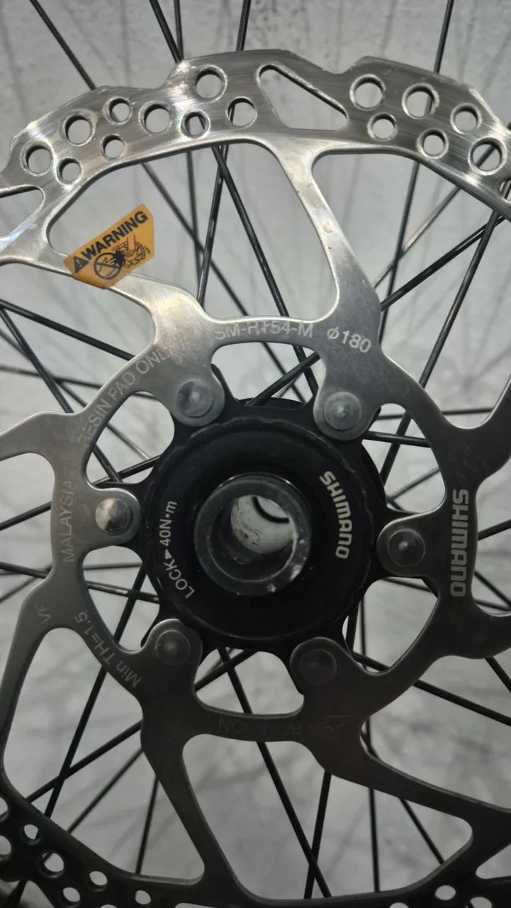 Rodas MTB WTB Light Alumínio com pneu e disco de freios - Foto 4