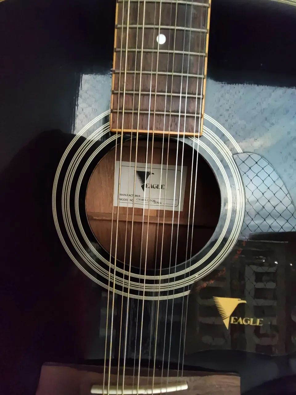 VIOLÃO EAGLE 12 CORDAS 