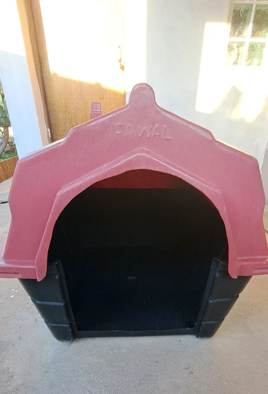 Casinha para Cães  plástico reforçada marca FAWAl tamanho Grande número 8 - Foto 5