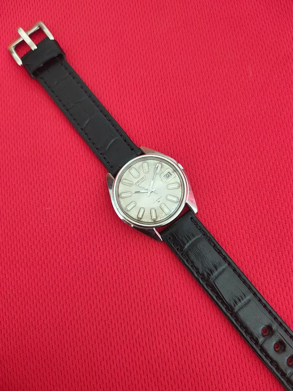 Relogio Seiko 7005 automático Ghost Dial - Foto 5