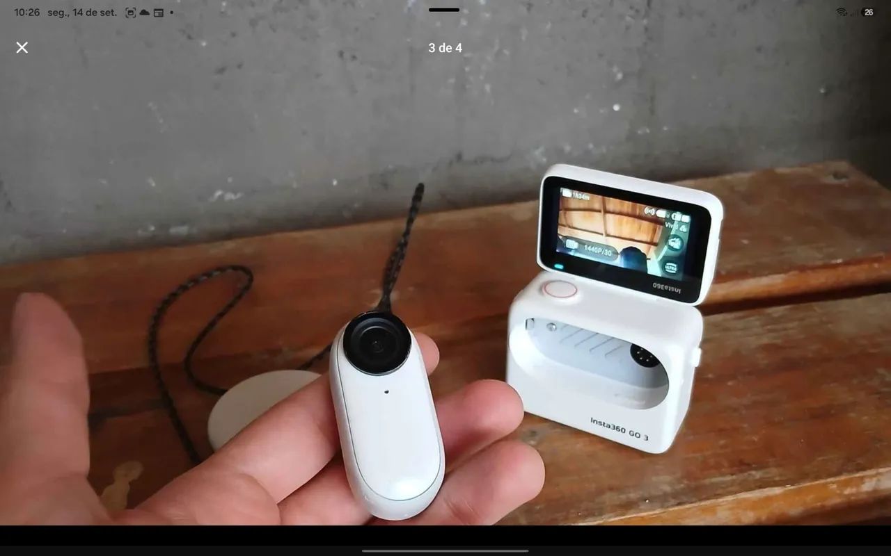 Insta 360 Go 3 COM ACTION POD E COLAR MAGNETICO - Foto 3