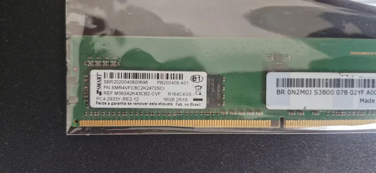 Memoria 16 GB DDR4 2933 ECC