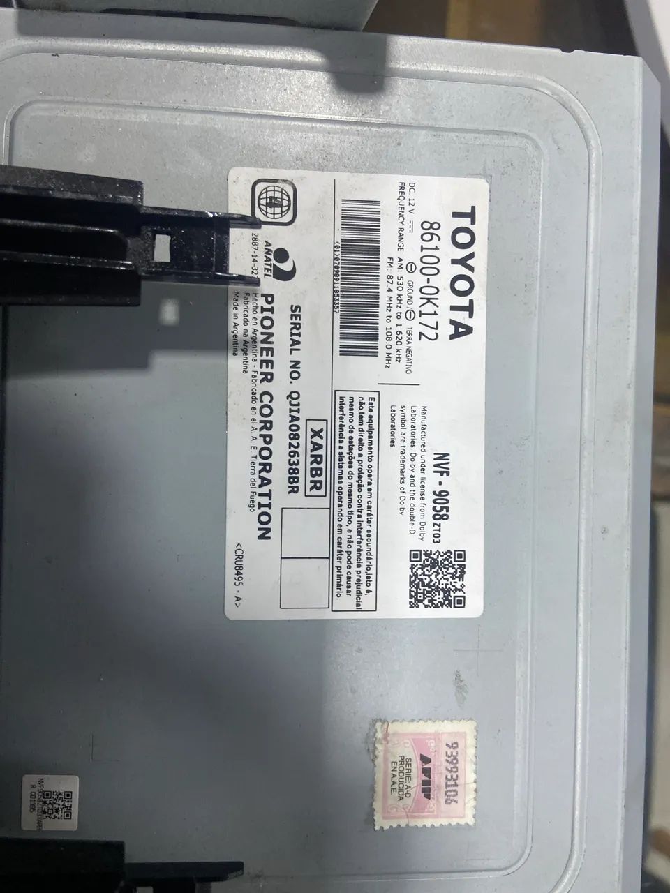 Multimídia Toyota Hilux 2016/2018 SRX  86100-0K172 - Foto 2