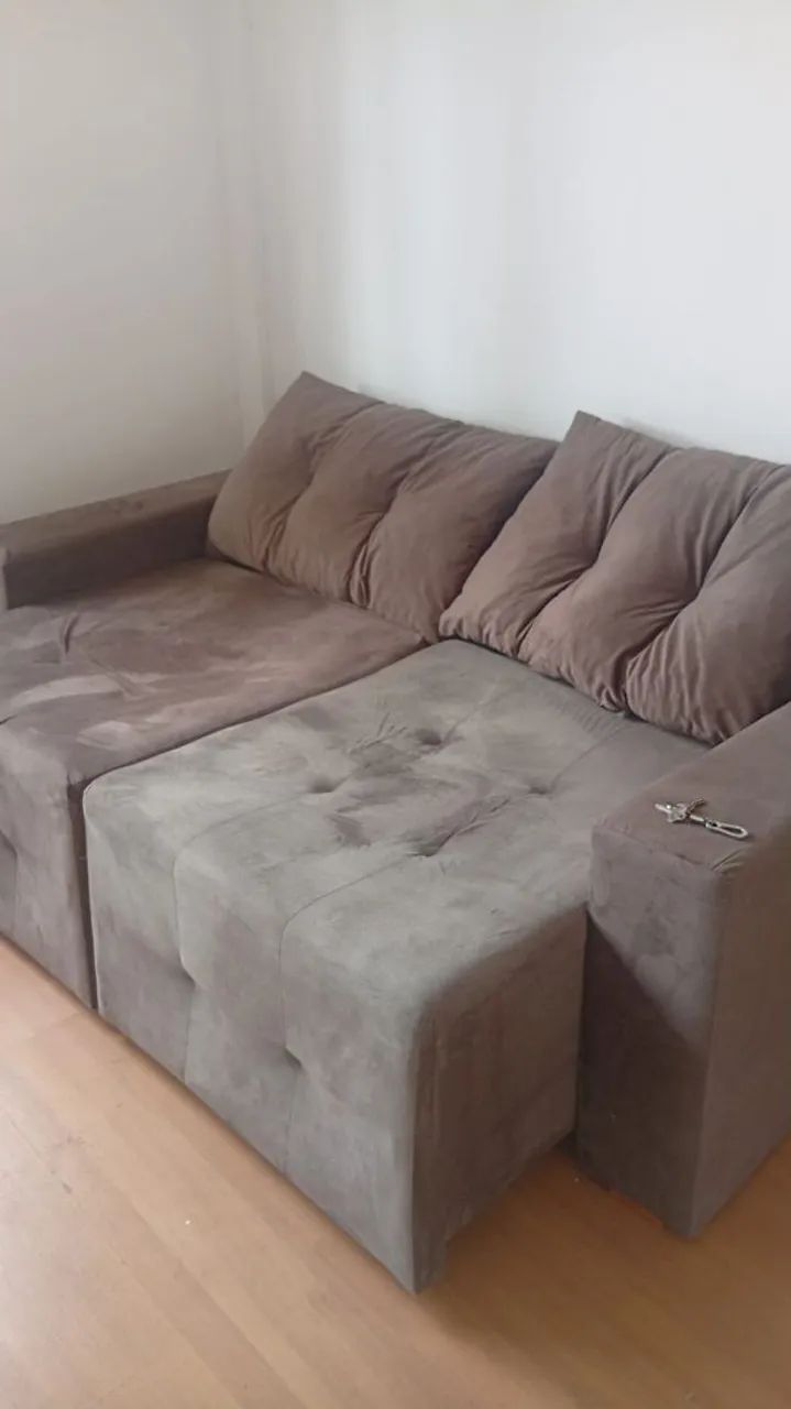 Sofá retrátil 2 lugares não foi usado! - Foto 2